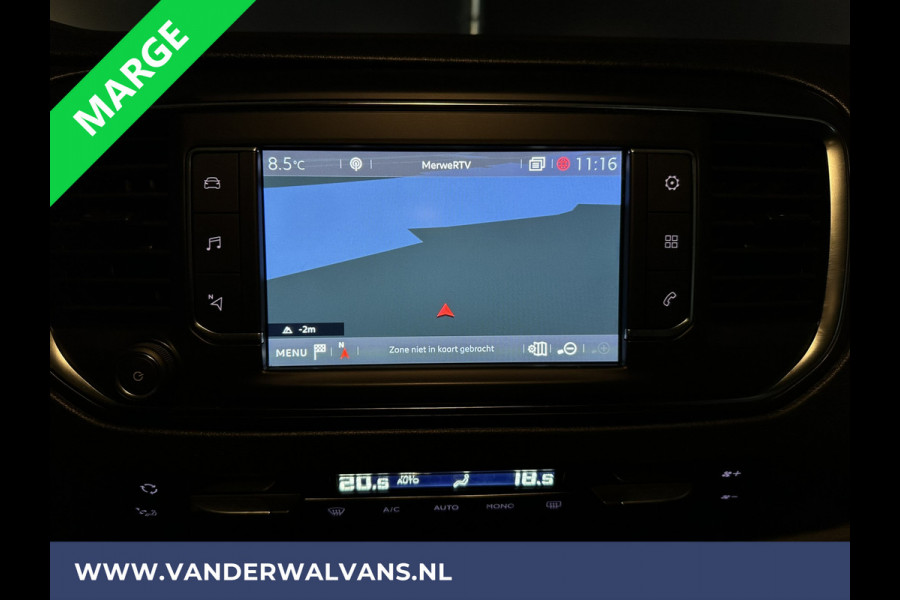 Citroën Jumpy 2.0 BlueHDI **MARGE, GEEN BTW** 123pk L3H1 XL Dubbel cabine Euro6 Airco | Navigatie Cruisecontrol, Apple Carplay, Trekhaak, Parkeersensoren, 5-Zits