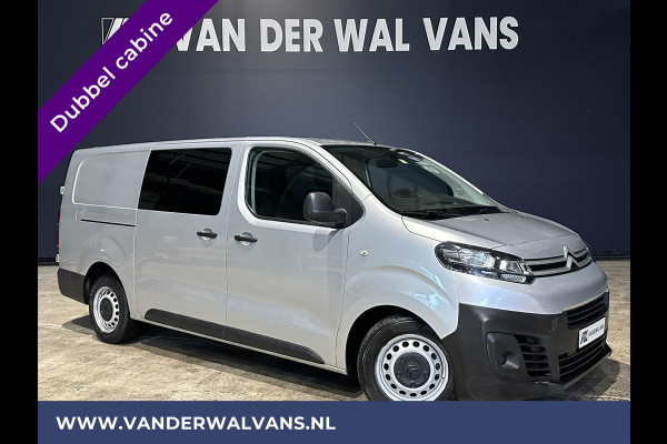 Citroën Jumpy 2.0 BlueHDI **MARGE, GEEN BTW** 123pk L3H1 XL Dubbel cabine Euro6 Airco | Navigatie Cruisecontrol, Apple Carplay, Trekhaak, Parkeersensoren, 5-Zits