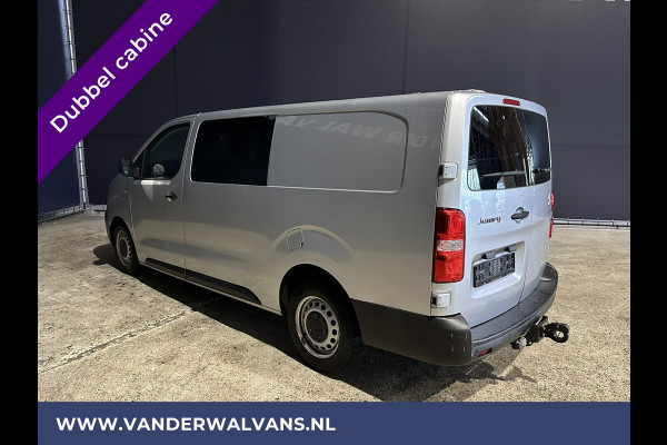 Citroën Jumpy 2.0 BlueHDI **MARGE, GEEN BTW** 123pk L3H1 XL Dubbel cabine Euro6 Airco | Navigatie Cruisecontrol, Apple Carplay, Trekhaak, Parkeersensoren, 5-Zits