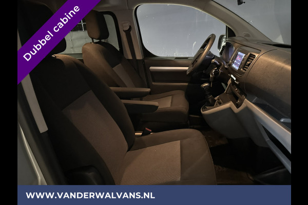 Citroën Jumpy 2.0 BlueHDI **MARGE, GEEN BTW** 123pk L3H1 XL Dubbel cabine Euro6 Airco | Navigatie Cruisecontrol, Apple Carplay, Trekhaak, Parkeersensoren, 5-Zits