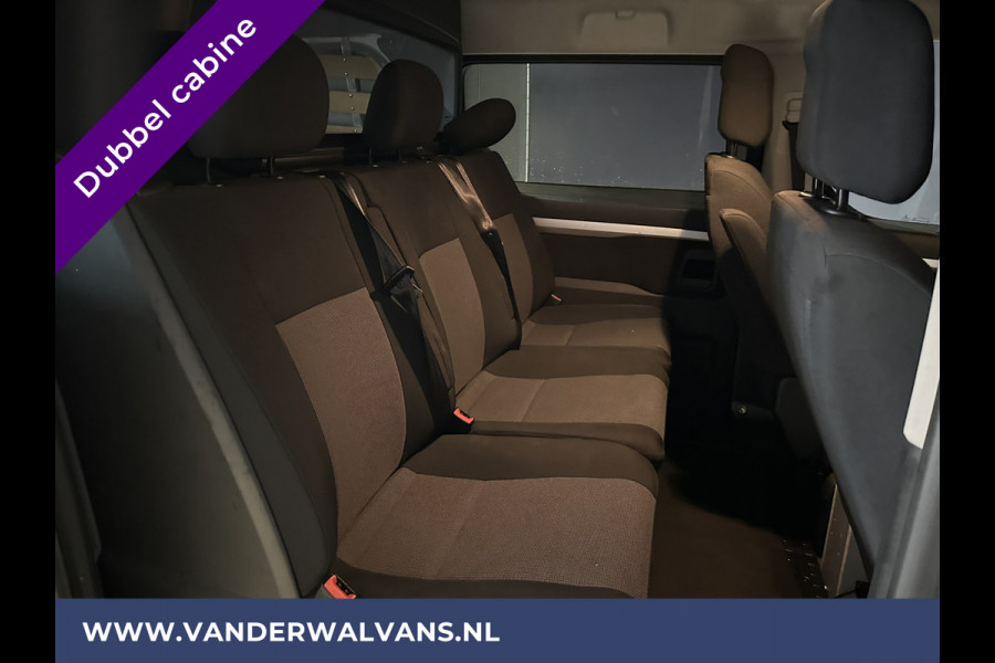 Citroën Jumpy 2.0 BlueHDI **MARGE, GEEN BTW** 123pk L3H1 XL Dubbel cabine Euro6 Airco | Navigatie Cruisecontrol, Apple Carplay, Trekhaak, Parkeersensoren, 5-Zits