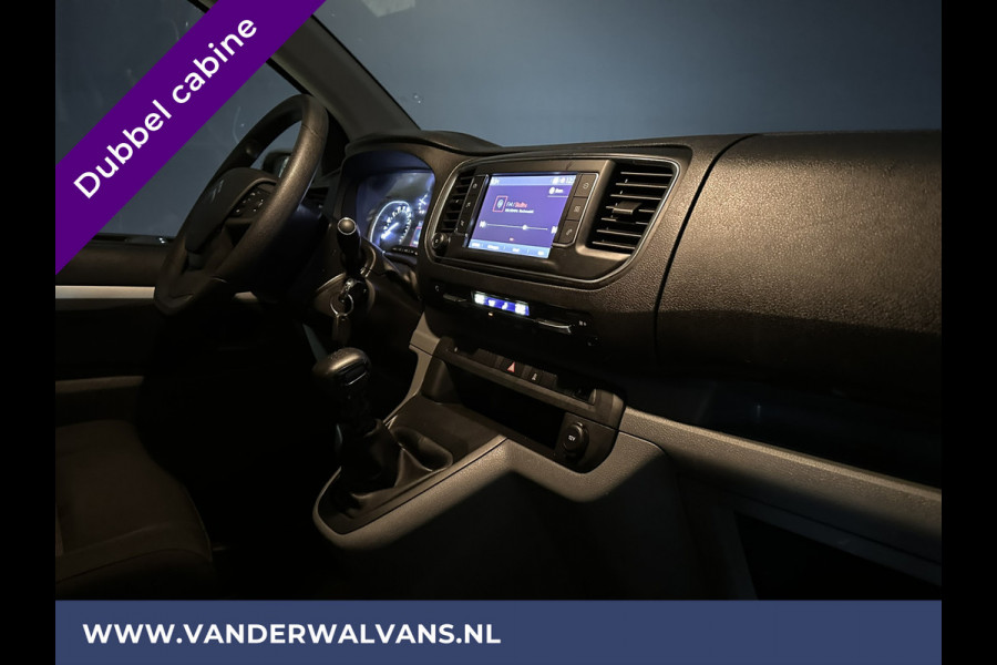 Citroën Jumpy 2.0 BlueHDI **MARGE, GEEN BTW** 123pk L3H1 XL Dubbel cabine Euro6 Airco | Navigatie Cruisecontrol, Apple Carplay, Trekhaak, Parkeersensoren, 5-Zits