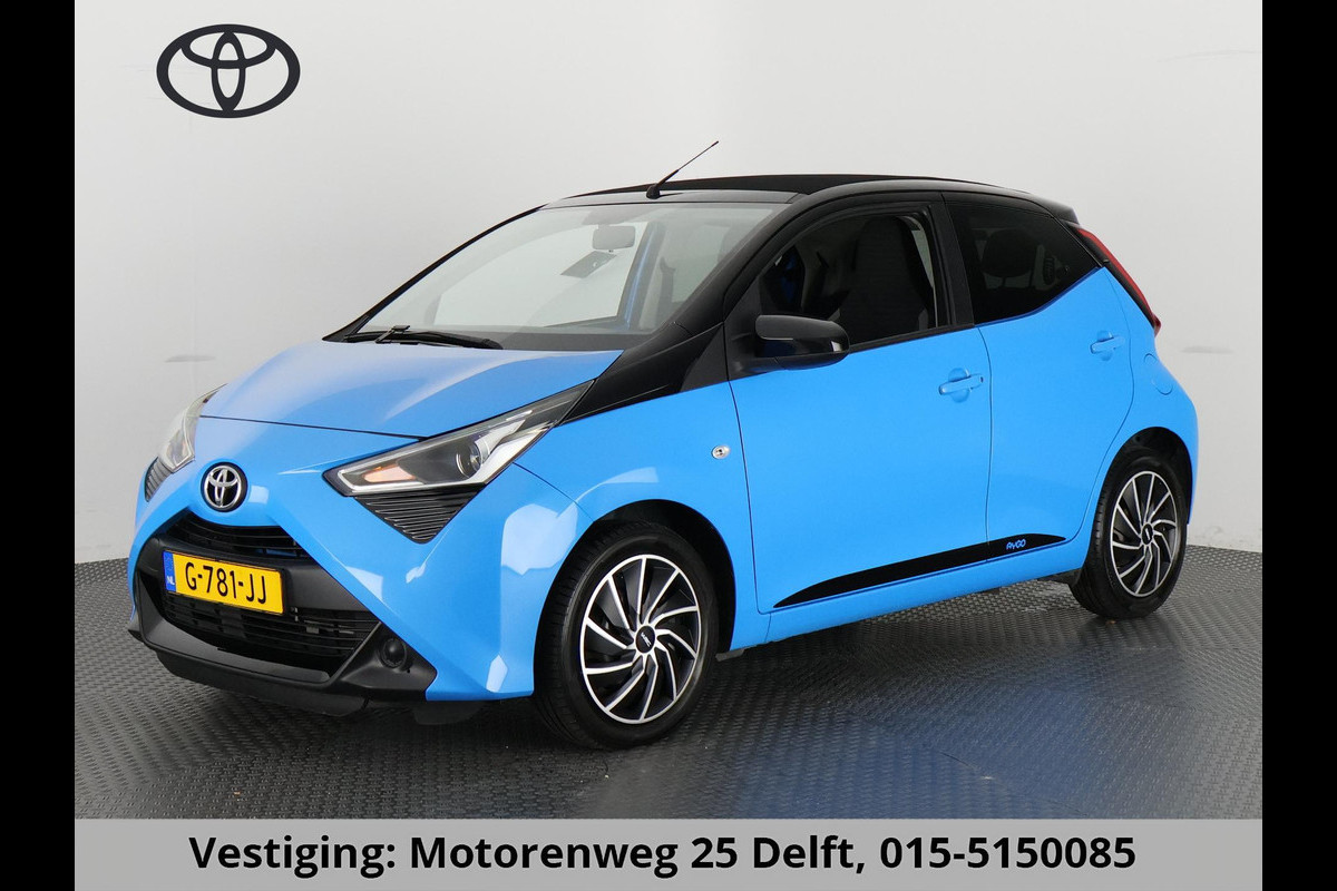 Toyota Aygo 1.0 VVT-i X CABRIOLET BITONE AUTOMAAT BIJNA 2020.AIRCO.CARPLAY NAVIGATIE.GARANTIE TOT 10-2029