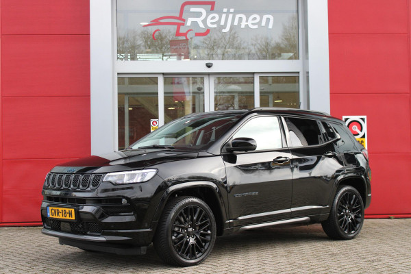 Jeep Compass 4xe SUMMIT 240PK PHEV AUTOMAAT | NAVIGATIE 10,25 "TOUCHSCREEN | APPLE CARPLAY/ANDROID AUTO | 360° CAMERA | DAB+ RADIO | CLIMATE CONTROL | 19"GLOSS BLACK LICHTMETALEN VELGEN | ADAPTIVE / CRUISE CONTROL | DIGITAAL INSTRUMENTENPANEEL | LEDEREN BEKLEDING | STOELVERWARMING / STOELKOELING | ELEKTRISCH VERSTELBARE BESTUURDERSSTOEL MET GEHEUGEN / BIJRIJDERSTOEL ELEKTRISCH VERSTELBAAR | ELEKTRISCH BEDIENBARE ACHTERKLEP | FULL LED KOPLAMPEN | LED MISTLAMPEN / BOCHTVERLICHTING | KEYLESS ENTRY & START | DRAADLOOS LADEN | DRAADLOOS APPLE CARPLAY |