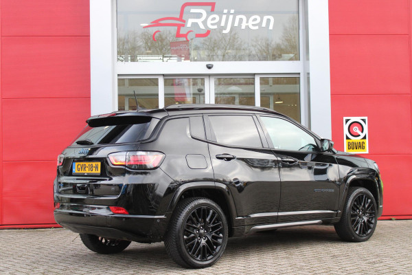 Jeep Compass 4xe SUMMIT 240PK PHEV AUTOMAAT | NAVIGATIE 10,25 "TOUCHSCREEN | APPLE CARPLAY/ANDROID AUTO | 360° CAMERA | DAB+ RADIO | CLIMATE CONTROL | 19"GLOSS BLACK LICHTMETALEN VELGEN | ADAPTIVE / CRUISE CONTROL | DIGITAAL INSTRUMENTENPANEEL | LEDEREN BEKLEDING | STOELVERWARMING / STOELKOELING | ELEKTRISCH VERSTELBARE BESTUURDERSSTOEL MET GEHEUGEN / BIJRIJDERSTOEL ELEKTRISCH VERSTELBAAR | ELEKTRISCH BEDIENBARE ACHTERKLEP | FULL LED KOPLAMPEN | LED MISTLAMPEN / BOCHTVERLICHTING | KEYLESS ENTRY & START | DRAADLOOS LADEN | DRAADLOOS APPLE CARPLAY |