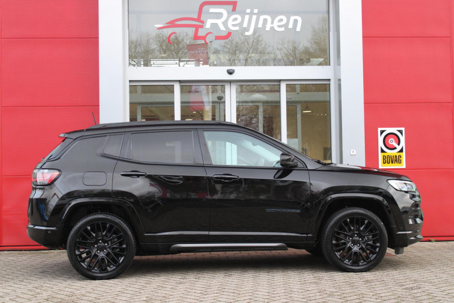 Jeep Compass 4xe SUMMIT 240PK PHEV AUTOMAAT | NAVIGATIE 10,25 "TOUCHSCREEN | APPLE CARPLAY/ANDROID AUTO | 360° CAMERA | DAB+ RADIO | CLIMATE CONTROL | 19"GLOSS BLACK LICHTMETALEN VELGEN | ADAPTIVE / CRUISE CONTROL | DIGITAAL INSTRUMENTENPANEEL | LEDEREN BEKLEDING | STOELVERWARMING / STOELKOELING | ELEKTRISCH VERSTELBARE BESTUURDERSSTOEL MET GEHEUGEN / BIJRIJDERSTOEL ELEKTRISCH VERSTELBAAR | ELEKTRISCH BEDIENBARE ACHTERKLEP | FULL LED KOPLAMPEN | LED MISTLAMPEN / BOCHTVERLICHTING | KEYLESS ENTRY & START | DRAADLOOS LADEN | DRAADLOOS APPLE CARPLAY |