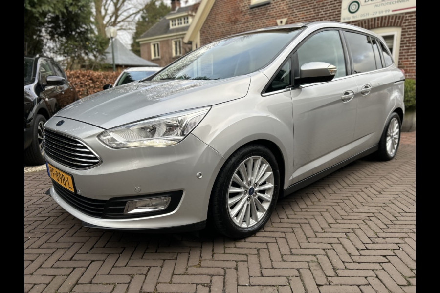 Ford Grand C-Max 1.0 125pk Titanium Navi, Carplay, Trekhaak, 1e Eigenaar