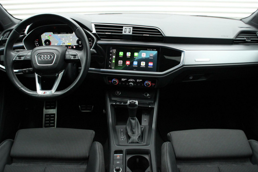 Audi Q3 Sportback 35 TFSI 3x S Line Automaat |PANORAMADAK, VIRTUAL, CARPLAY, ACC, BLACK PAKKET, CAMERA, LED, ELEKTR. KLEP|