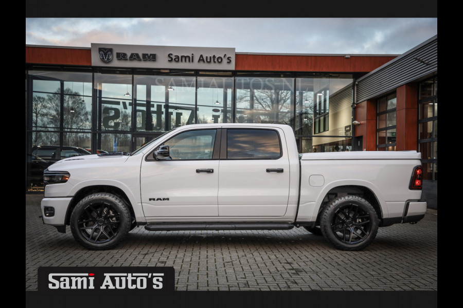 Dodge Ram HURRICAN 420PK 636 Nm 2025 LARAMIE NIGHT | 14,4 SCHERM + 10.2 INCH PASSENGER SCREEN | PRIJS MET LPG EN COVER EN GARANTIE | DUBBELE CABINE | PICK UP | 5 PERSOONS | DC | GRIJSKENTEKEN | VOORAAD 2223 - 5047