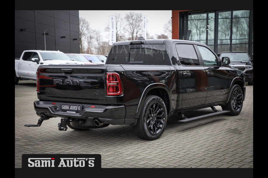 Dodge Ram 1500 LIMITED NIGHT H.O 540PK 706 Nm 2025 | XB9 | MASSAGE | BOM VOL | CREW CAB | DUBBELE CABINE | GRIJSKENTEKEN | €99950,- EXCL BTW | DE MEEST LUXUEUZE en BEGEERDE Pick-up | VOORRAAD NR 2263 - 9031