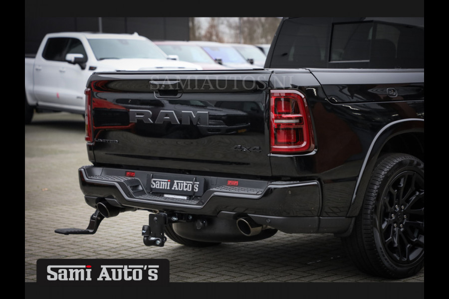 Dodge Ram 1500 LIMITED NIGHT H.O 540PK 706 Nm 2025 | XB9 | MASSAGE | BOM VOL | CREW CAB | DUBBELE CABINE | GRIJSKENTEKEN | €99950,- EXCL BTW | DE MEEST LUXUEUZE en BEGEERDE Pick-up | VOORRAAD NR 2263 - 9031