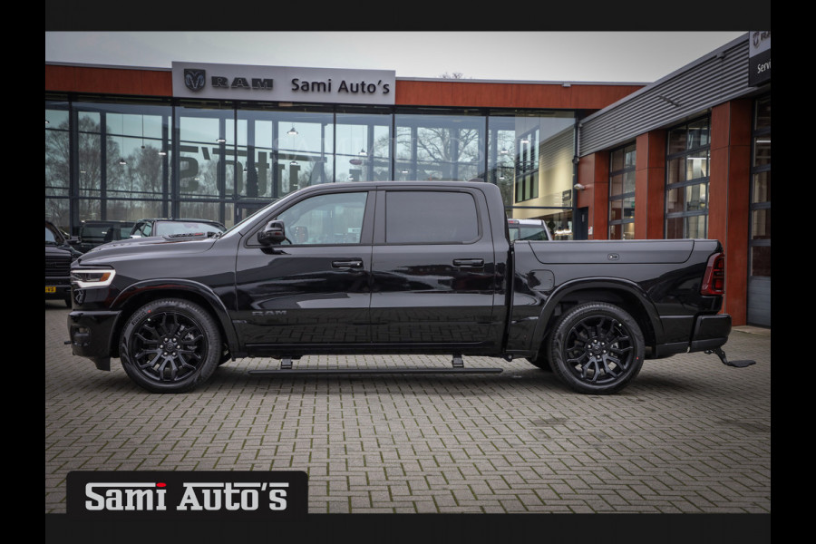 Dodge Ram 1500 LIMITED NIGHT H.O 540PK 706 Nm 2025 | XB9 | MASSAGE | BOM VOL | CREW CAB | DUBBELE CABINE | GRIJSKENTEKEN | €99950,- EXCL BTW | DE MEEST LUXUEUZE en BEGEERDE Pick-up | VOORRAAD NR 2263 - 9031