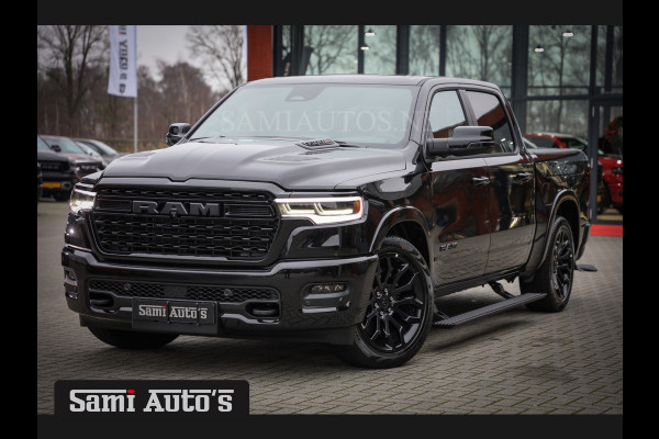 Dodge Ram 1500 LIMITED NIGHT H.O 540PK 706 Nm 2025 | XB9 | MASSAGE | BOM VOL | CREW CAB | DUBBELE CABINE | GRIJSKENTEKEN | €99950,- EXCL BTW | DE MEEST LUXUEUZE en BEGEERDE Pick-up | VOORRAAD NR 2263 - 9031