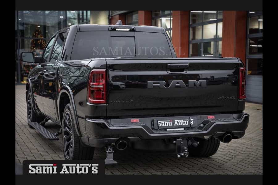 Dodge Ram 1500 LIMITED NIGHT H.O 540PK 706 Nm 2025 | XB9 | MASSAGE | BOM VOL | CREW CAB | DUBBELE CABINE | GRIJSKENTEKEN | €99950,- EXCL BTW | DE MEEST LUXUEUZE en BEGEERDE Pick-up | VOORRAAD NR 2263 - 9031