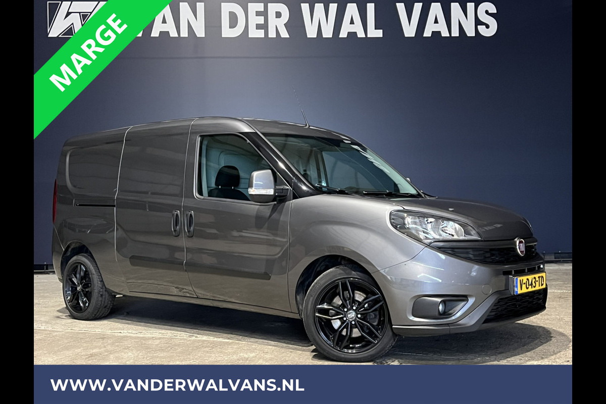 Fiat Doblò 1.6 MJ **MARGE , GEEN BTW** 105pk L2H1 RIJKLAAR Euro6 Airco | Navigatie | Lichtmetalen Velgen | Trekhaak cruisecontrol, parkeersensoren