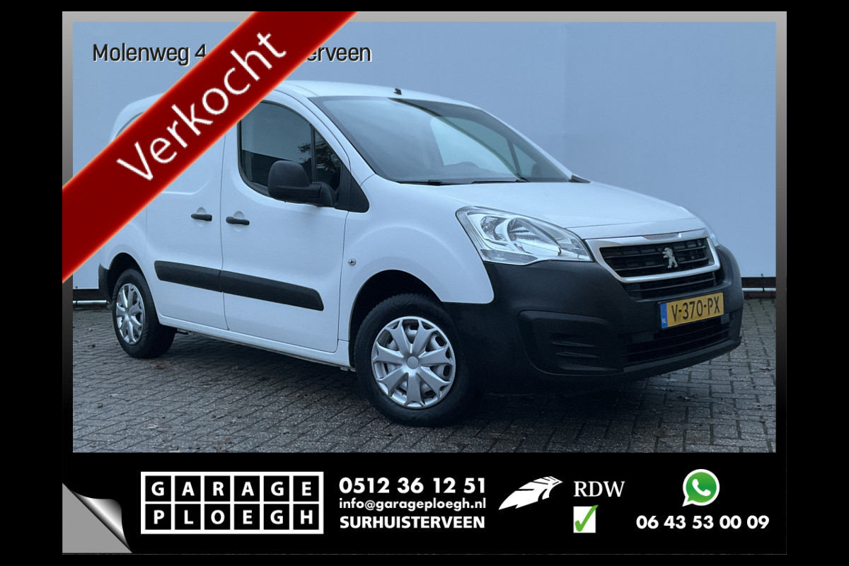 Peugeot Partner 120 1.6 BlueHDi 100 L1 Airco Cruise Trekhaak Premium