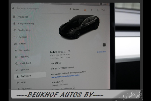 Tesla Model 3 Long Range AWD 75 kWh Pano Wit Leer Navi Cam