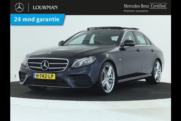 Mercedes-Benz E-Klasse 200 Business Solution AMG | Panoramadak | 5 spaaks AMG velgen | Wide screen | Parking support | Navigatie | Inclusief 24 maanden MB Certified garantie voor Europa.