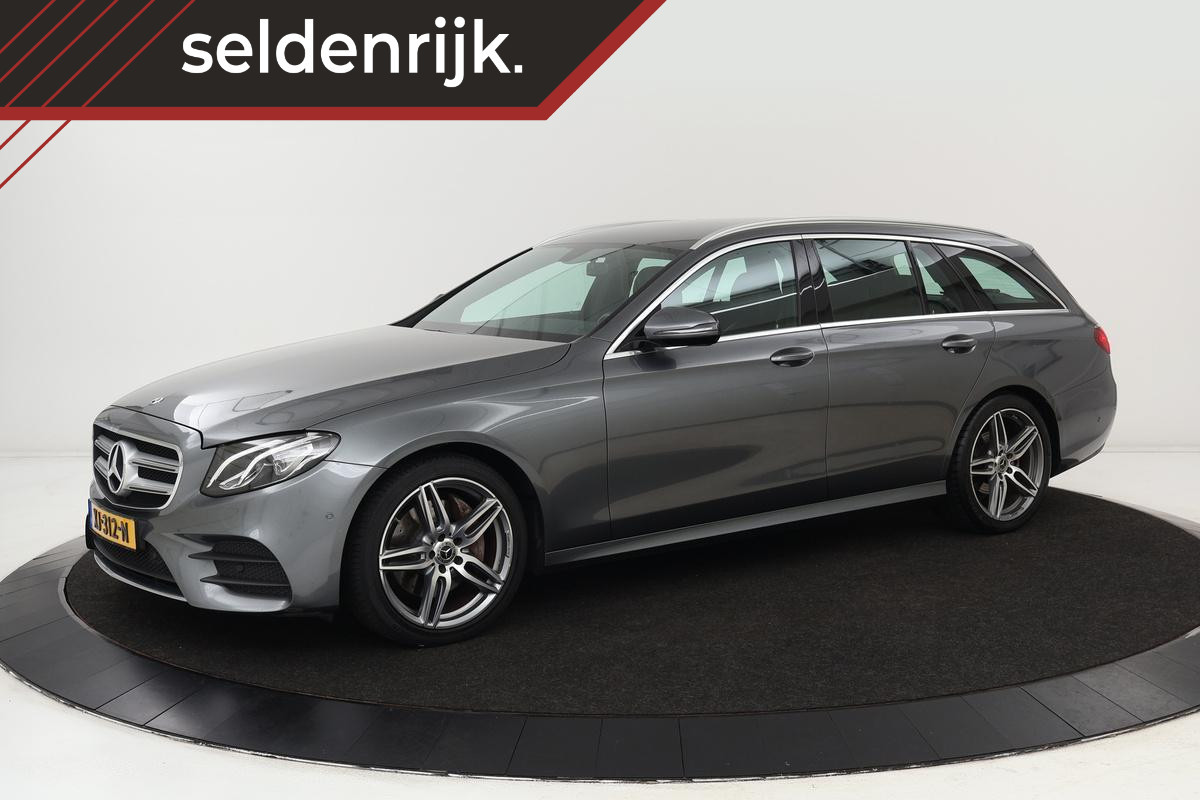 Mercedes-Benz E-Klasse 220d AMG | Leder | Sfeerverlichting | Full LED | Camera | Stoelverwarming | Navigatie | Park Assist | Bluetooth