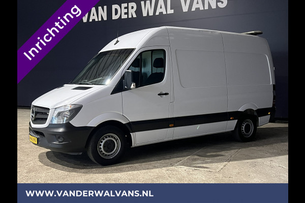 Mercedes-Benz Sprinter 316 CDI 164pk L2H2 inrichting Euro6 Airco | 2800kg trekhaak | Cruisecontrol, Parkeersensoren