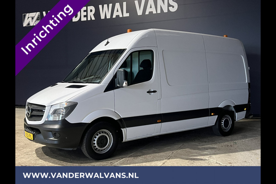 Mercedes-Benz Sprinter 316 CDI 164pk **BPM VRIJ voor de Ondernemer** L2H2 inrichting Euro6 Airco | 2800kg trekhaak | Cruisecontrol, Parkeersensoren