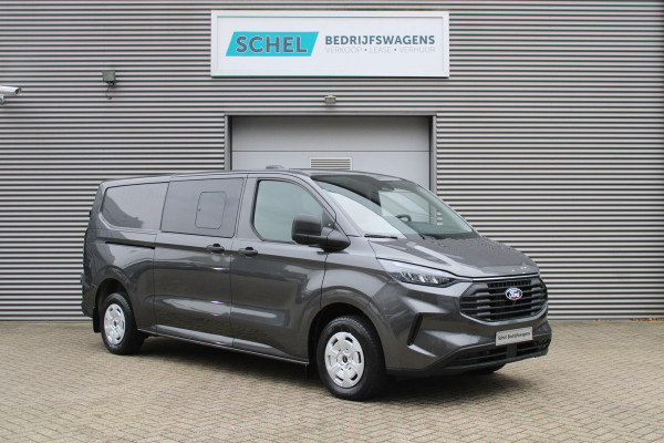 Ford Transit Custom 320 2.0 TDCI L2H1 Trend DC 136pk - 2x Schuifdeur - Carplay - Android - Camera - Verwarmd stuur - Trekhaak - LED koplampen - Stoe