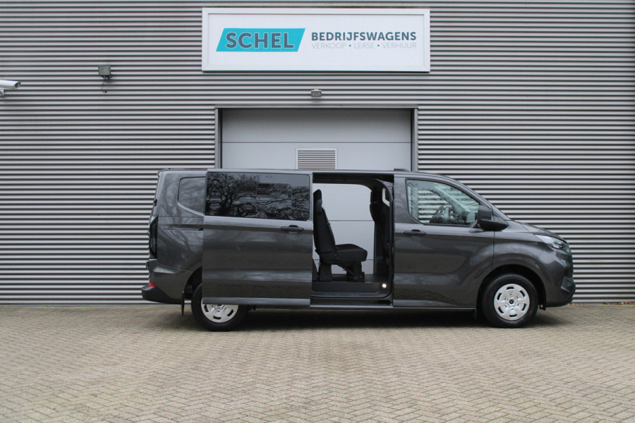 Ford Transit Custom 320 2.0 TDCI L2H1 Trend DC 136pk - 2x Schuifdeur - Carplay - Android - Camera - Verwarmd stuur - Trekhaak - LED koplampen - Stoe