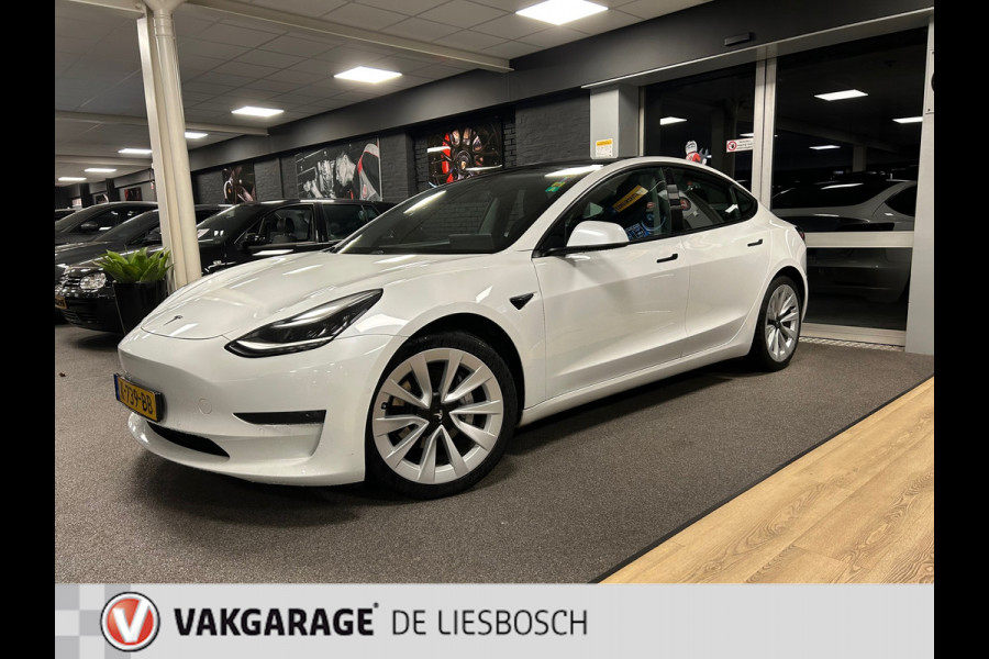 Tesla Model 3 Long Range AWD 75 kWh facelift 2021/ 360 camera / stoel verwarming / trekhaak 1000kg trek/ panorama-dak /autopilot