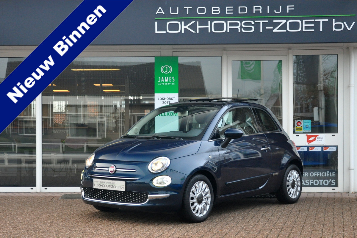 Fiat 500 0.9 TwinAir Turbo Lounge | Panoramadak | Navigatie | Zeer nette staat!