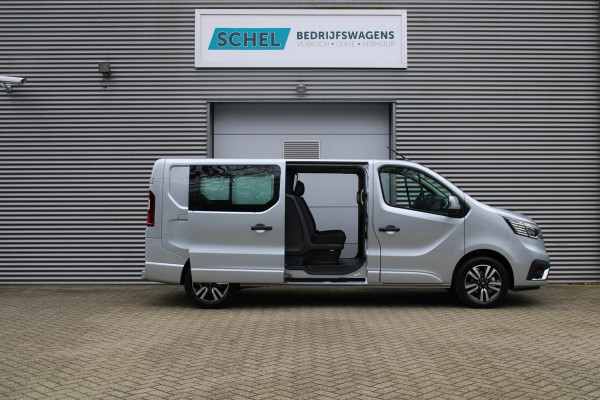 Renault Trafic 2.0 Blue dCi 170pk T29 L2H1 Extra DC - 2x Schuifdeur - Carplay - LED - Blind Spot - Navigatie - Camera - Trekhaak - Stoelverwarm