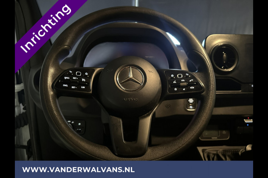 Mercedes-Benz Sprinter 316 CDI 164pk 3500kg Trekhaak **BPM VRIJ voor de Ondernemer** L2H2 inrichting Euro6 Airco | Camera | Apple Carplay Android Auto, Cruisecontrol, Parkeersensoren