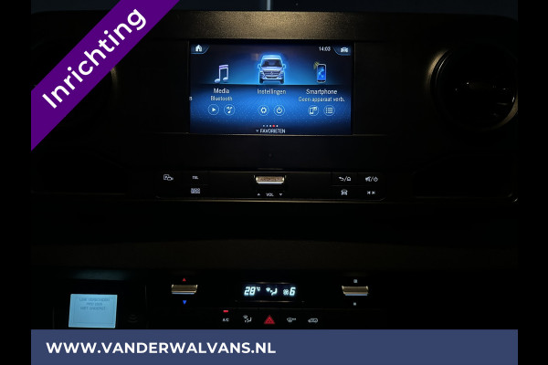 Mercedes-Benz Sprinter 316 CDI 164pk 3500kg Trekhaak **BPM VRIJ voor de Ondernemer** L2H2 inrichting Euro6 Airco | Camera | Apple Carplay Android Auto, Cruisecontrol, Parkeersensoren