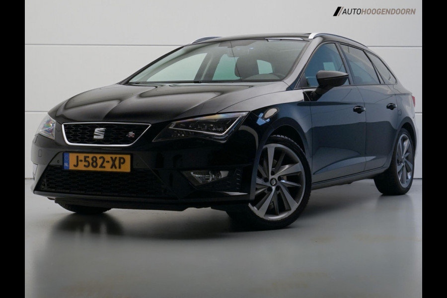 Seat León ST 1.8 TSI FR Connect (APPLE CARPLAY,SCHUIF-PANORAMADAK,LED VERLICHTING,ALCANTARA,STOELVERWARMING,TREKHAAK,TOPCONDITIE)