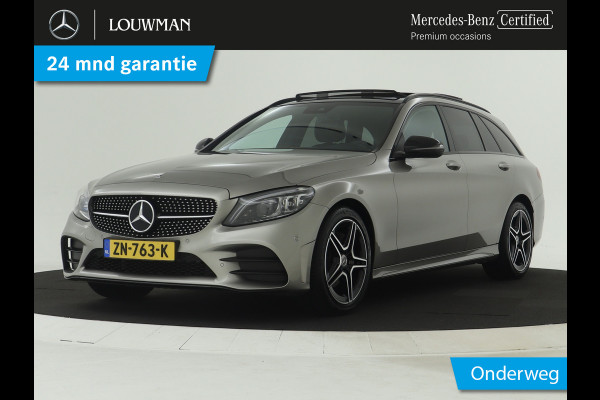 Mercedes-Benz C-Klasse Estate 160 Business Solution Plus Upgrade Edition | Panoramadak | Night pakket | Multibeam LED | Navigatie | 5 spaaks AMG velgen | Parking support | camera achter | Inclusief 24 maanden MB Certified garantie voor Europa.