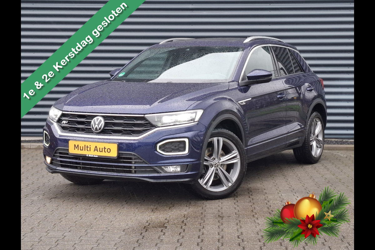 Volkswagen T-Roc 1.5 TSI R-Line 150pk DSG | Panodak | Alcantara Sportstoelen | Trekhaak Afneembaar | Adaptive Cruise | Navigatie | Camera | DAB |