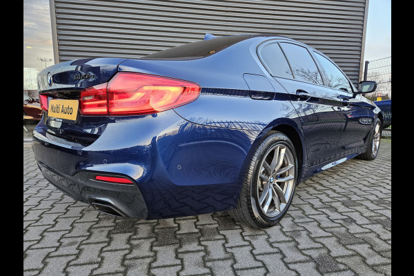 BMW 5 Serie 530e M Sport Plug In Hybrid Dealer O.H PHEV | Lederen Sportstoelen | Head Up | Harman Kardon | Camera | Sfeerverlichting | Apple Carplay | DAB | El. Achterklep |