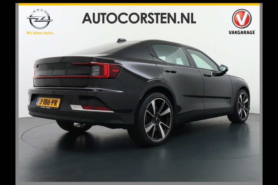 Polestar 2 AUT. 408pk Long Range Dual Motor 78kWh Electr.Stoelen+Verwarmd+ Stuurverwarmd Adaptive-Cruise Carplay Android 360-Camera 19"LM L Phone-Connect Elektr.Verst.Stoel+Verwarmd(+Stuur+achterbank) 1500kg-trekvermogen 660Nm! OnePedal drive Winterpakket Licht+Zichtpakket 60.000 nieuw!! EBD RemAssist Virtual-Cockpit digiDash Uitparkeer waarschuwing Botswaarsc.syst. Autonoom-Rem Noodrem ESP TCS Hill-Assist Lane Assist Pre-Crash-Syst. Emergency-Call Keyless Ecc tot 150kw snell