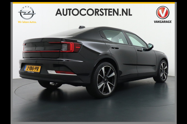 Polestar 2 AUT. 408pk Long Range Dual Motor 78kWh Electr.Stoelen+Verwarmd+ Stuurverwarmd Adaptive-Cruise Carplay Android 360-Camera 19"LM L Phone-Connect Elektr.Verst.Stoel+Verwarmd(+Stuur+achterbank) 1500kg-trekvermogen 660Nm! OnePedal drive Winterpakket Licht+Zichtpakket 60.000 nieuw!! EBD RemAssist Virtual-Cockpit digiDash Uitparkeer waarschuwing Botswaarsc.syst. Autonoom-Rem Noodrem ESP TCS Hill-Assist Lane Assist Pre-Crash-Syst. Emergency-Call Keyless Ecc tot 150kw snell