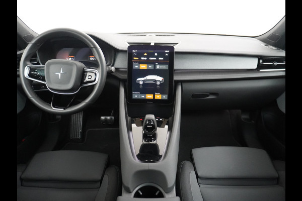 Polestar 2 AUT. 408pk Long Range Dual Motor 78kWh Electr.Stoelen+Verwarmd+ Stuurverwarmd Adaptive-Cruise Carplay Android 360-Camera 19"LM L Phone-Connect Elektr.Verst.Stoel+Verwarmd(+Stuur+achterbank) 1500kg-trekvermogen 660Nm! OnePedal drive Winterpakket Licht+Zichtpakket 60.000 nieuw!! EBD RemAssist Virtual-Cockpit digiDash Uitparkeer waarschuwing Botswaarsc.syst. Autonoom-Rem Noodrem ESP TCS Hill-Assist Lane Assist Pre-Crash-Syst. Emergency-Call Keyless Ecc tot 150kw snell