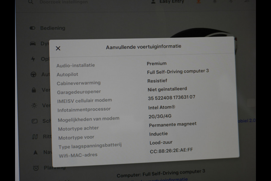 Tesla Model 3 Long Range 75 kWh 463PK FSD-vb.19" Premium-Audio 4wd AutoPilot Pano.dak Camera Leer Adaptive-Cruise+Stop&Go  PDC-A+Voor Wifi Ecc Veel grip door AWD vierwielaandrijving.  Origineel Nederlandse auto ! 1e eigenaar 61k nieuw