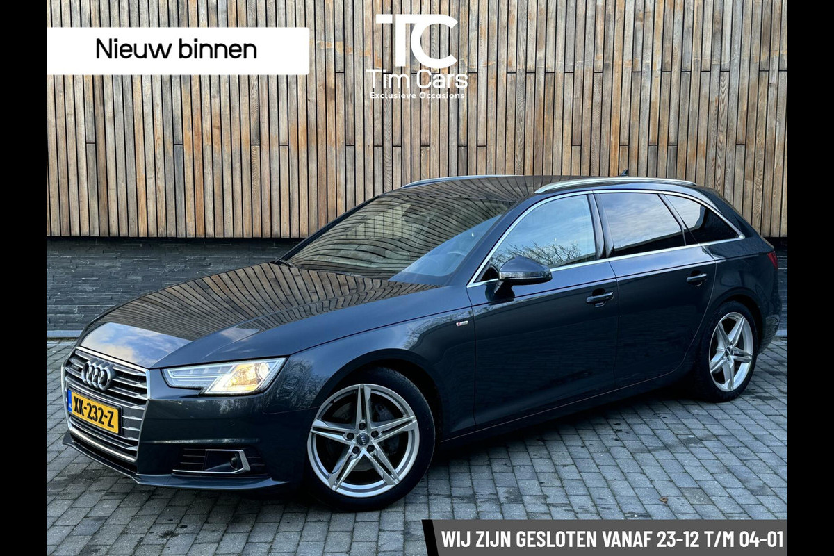 Audi A4 Avant 2.0 TDI quattro S-line Automaat | Standkachel | Stoelverwarming | Xenon verlichting | Adaptieve cruise control | Dode hoek