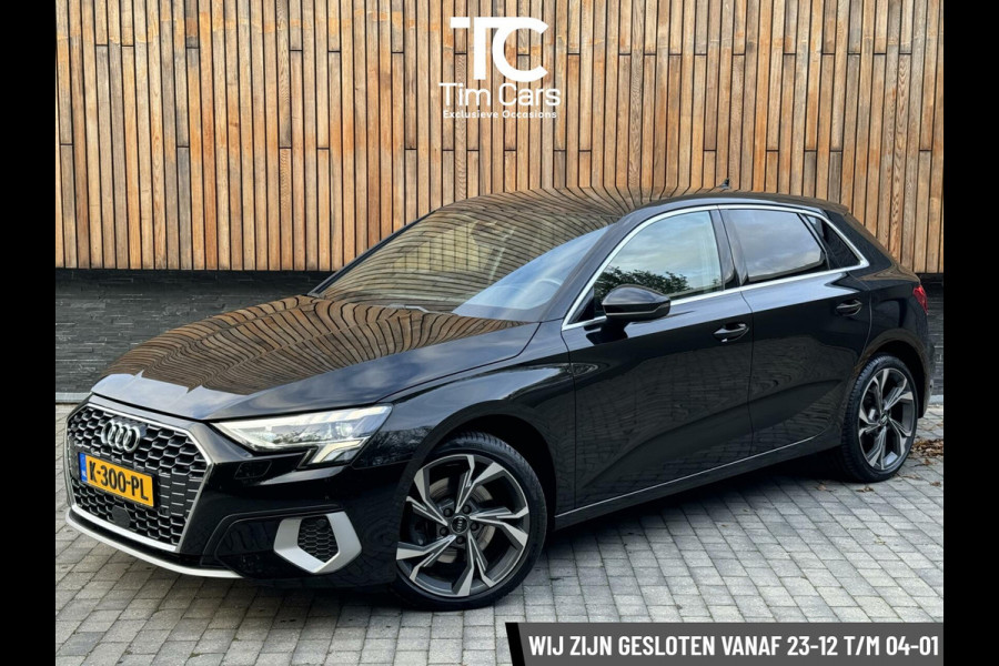 Audi A3 Sportback 35 TFSI S-tronic | Leer | Navi | Apple CarPlay | Getint glas | Digitaal dashboard | Parkeersensoren achter | Climate c