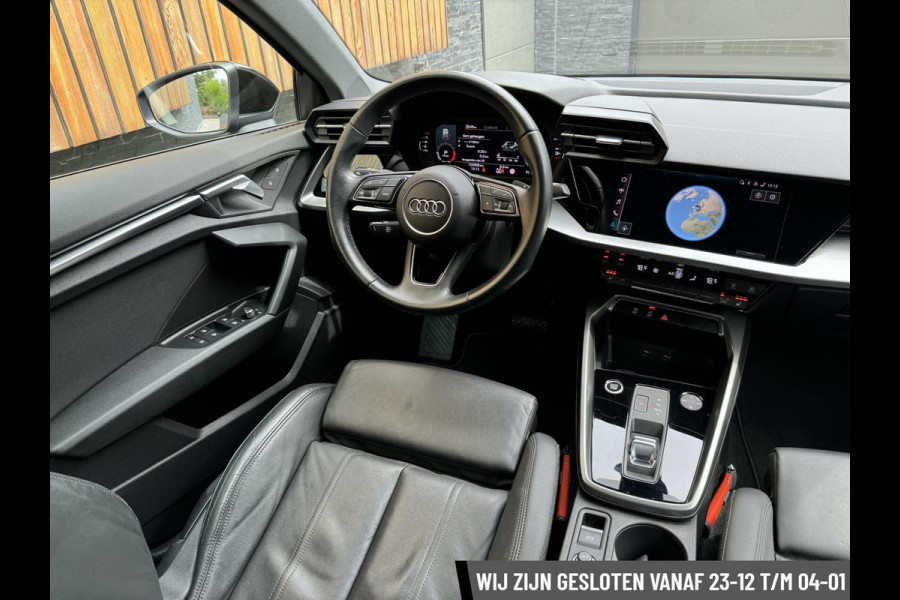 Audi A3 Sportback 35 TFSI S-tronic | Leer | Navi | Apple CarPlay | Getint glas | Digitaal dashboard | Parkeersensoren achter | Climate c