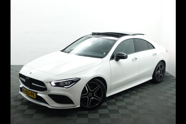 Mercedes-Benz CLA-Klasse 180 AMG Night Edition Aut- Panodak I Sfeerverlichting I Camera I Xenon Led I Sport Leder