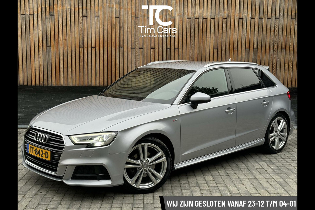 Audi A3 Sportback 1.5 TFSI S-line Automaat | Navi MMI | LED | Dakrails | Getint glas | Climate control | Cruise control | Parkeersensore