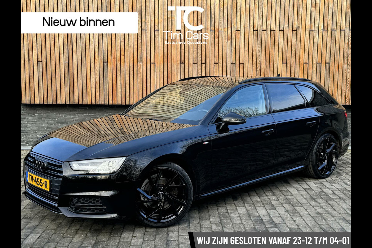 Audi A4 Avant 1.4 TFSI S line black edition Automaat | Leer | Stoelverwarming | Climate control | Cruise control | Getint glas | LED ver