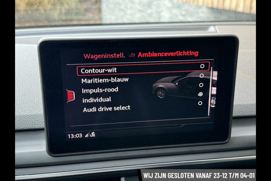 Audi A4 Avant 1.4 TFSI S line black edition Automaat | Leer | Stoelverwarming | Climate control | Cruise control | Getint glas | LED ver