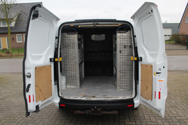 Ford Transit Custom 320 2.0 TDCI 130PK Euro6 Automaat L2 Trend DC ✓ dubbele cabine 6 persoons ✓ Sortimo inrichting ✓navigatie ✓camera