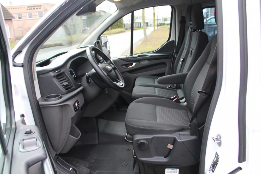 Ford Transit Custom 320 2.0 TDCI 130PK Euro6 Automaat L2 Trend DC ✓ dubbele cabine 6 persoons ✓ Sortimo inrichting ✓navigatie ✓camera