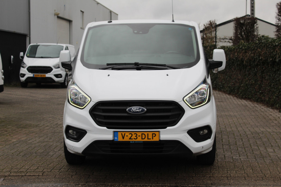 Ford Transit Custom 320 2.0 TDCI 130PK Euro6 Automaat L2 Trend DC ✓ dubbele cabine 6 persoons ✓ Sortimo inrichting ✓navigatie ✓camera